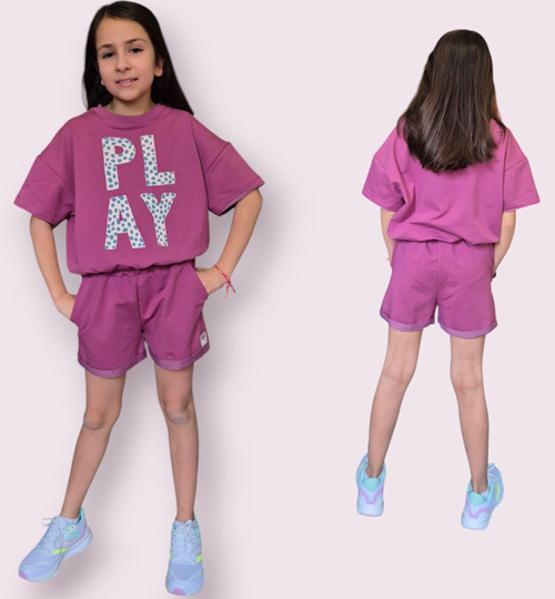 Комплект с къс панталон Play