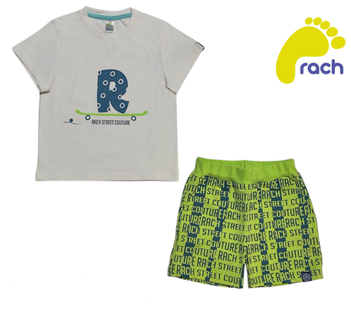 Детски комплект Rach с къси панталонки